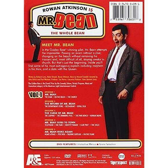 Rowan Atkinson Mr. Bean Three Set DVD's - Picture 4 of 9